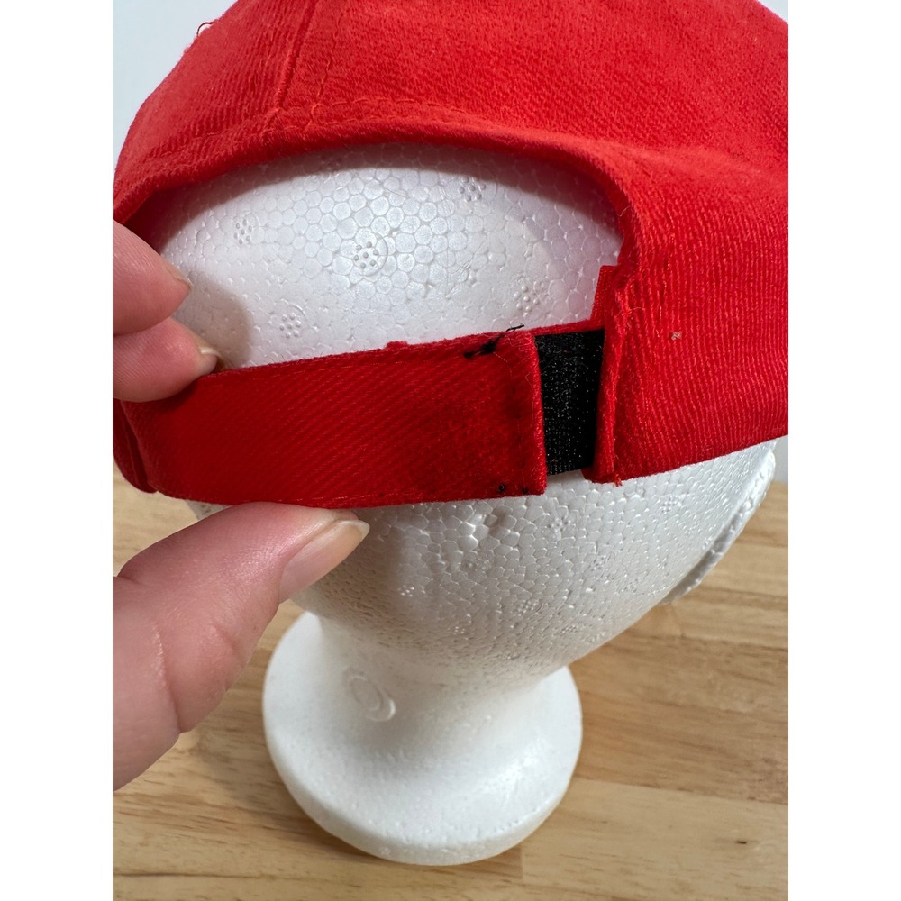 Dead Sea Souvenir Hat Red Baseball Cap Dead Sea Fishing Club Adjustable OSFM Hat - Picture 7 of 11